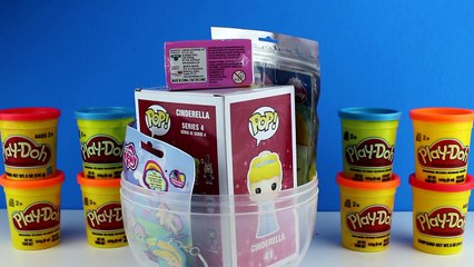 Giant Cinderella Play Doh Surprise Egg - Cinderella Funko Pop Shopkins Season 4 My Little Pony