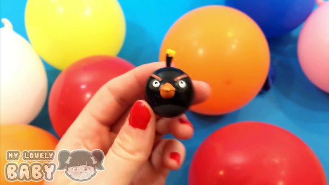 Learn Colors with Surprise Balloons Pop Drop! Special Edition Angry Birds