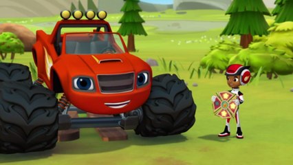 Blaze et les Monster Machines | Le badge des pompiers | NICKELODEON JUNIOR