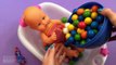 Baby Doll Nenuco BUBBLE GUM Bathtime Prentend Play Gum Balls Bath