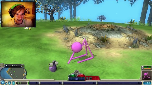 EPIC SPORE CREATURE! - Spore Creature Mode - Part 2 (Prof Dickinssons son returns!)