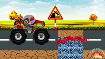 MONSTER TRUCKS FOR KIDS Ant-Man CARS COLORS ! Monster Truck Racing Song Nursery Rhymes