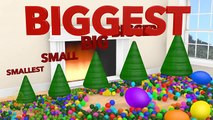 Learn Colors with Monster Trucks for Children Kids Surprise Eggs 3D Toys Color Balls
