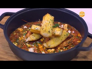 جمبري بصوص الطماطم والجبنة | رانيا الجزار