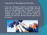 Management Studies in India - Best Institutes to Study
