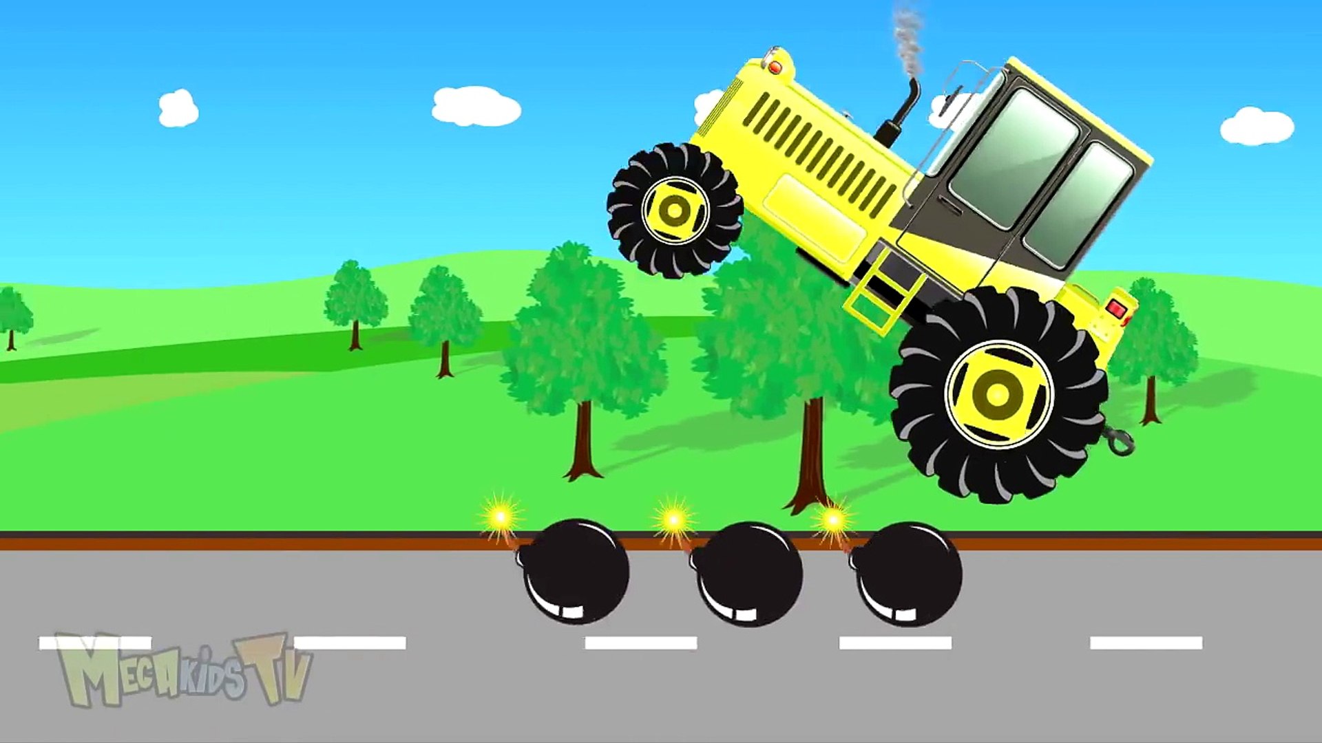 Kids Tractor - Cartoon Video For Children - Tractors For Kids - video  Dailymotion