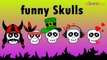 Funny Skulls Cartoons Animation Singing Finger Family Nursery Rhymes for Preschool Childrens Song