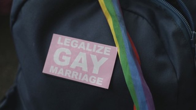 Sentada frente al Parlamento taiwanés por el matrimonio igualitario