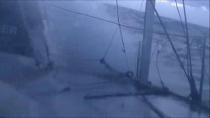 J23 : Ambiance aux 40èmes rugissants pour Yann Eliès / Vendée Globe