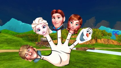 Disney Cartoons Frozen Finger Family Nursery Rhymes | Frozen Finger Family Rhymes For Children