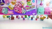 Shopkins Mega Pack Season 5 with Metallic Petkins and Cheat Sheet for 60 Shopkins