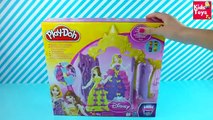 Disney Princess Play doh Playset toy Playdough Dress toys unboxing playdo