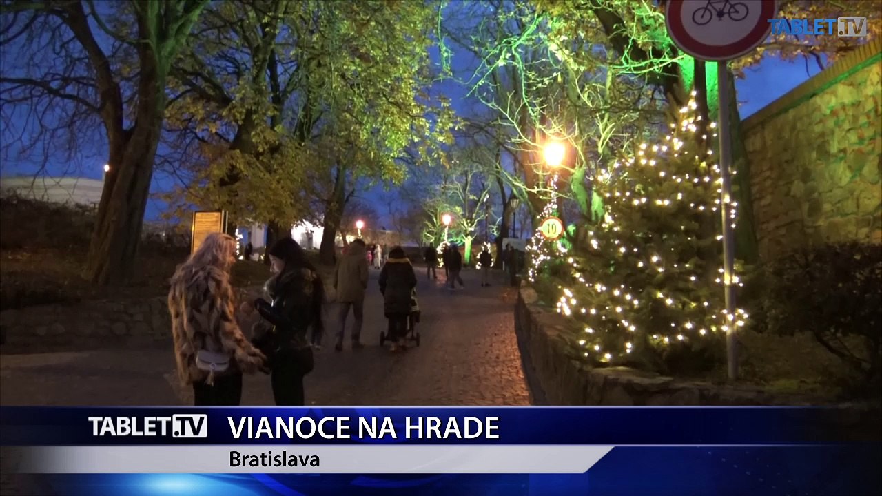 Na Bratislavskom hrade sa začali vianočné trhy, pred NR SR rozsvietia stromček