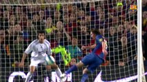 Leo Messi's goals at Camp Nou against Real Madrid