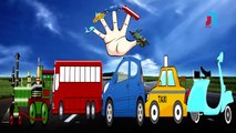 Finger Family Vehicles Rhymes | Train,Bus,Car,Taxi &Scooter Rhymes For children | Episode 1