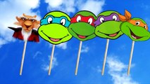 Ninja Turtles Finger Family Lollipop Nursery Rhymes Lyrics