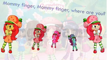 HD Strawberry Shortcake Finger Family Song Daddy Finger Nursery Rhymes Full animated cartoon english