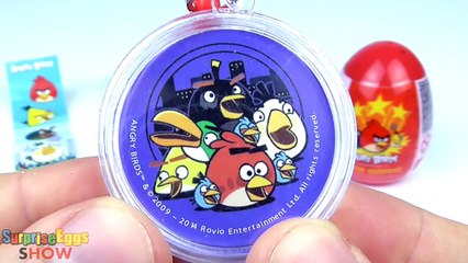 3 Surprise Eggs Angry Birds Cool Surprise Toys in Plastic Eggs Angry Birds Super Surprise