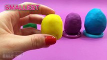 Hello Kitty Play Doh Learn Sizes Surprise Eggs My Little Pony Toys