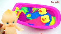 ᴴᴰ Learn Colors Baby Doll Bath Time with CLAY SLIME and ORBEEZ Compilation Peppa Pig Surprise Toys