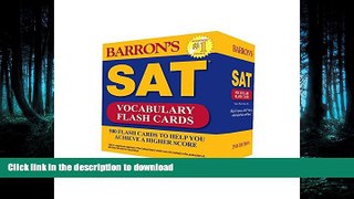 FAVORIT BOOK Barron s SAT Vocabulary Flash Cards, 2nd Edition: 500 Flash Cards to Help You Achieve