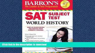 READ THE NEW BOOK Barron s SAT Subject Test World History READ EBOOK
