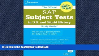 FAVORIT BOOK The Official SAT Subject Tests in U.S.   World History Study Guide (Official Sat