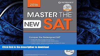 READ THE NEW BOOK Master the New SAT 2016 (Master the Sat) READ PDF BOOKS ONLINE