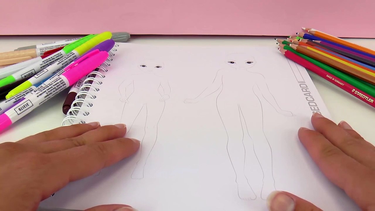 Soy Luna dans le cahier de dessins Top modèle | Dessiner avec crayons et feutres | Karol Sevilla