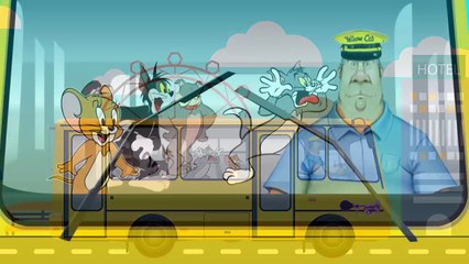 Tom and Jerry Wheels On The Bus - Wheels On The Bus Nursery Rhymes