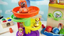Learn Colors Paw Patrol Play Doh Maze Cars Vehicle Molds Creative Fun for Kids Compilation Tayo Bus