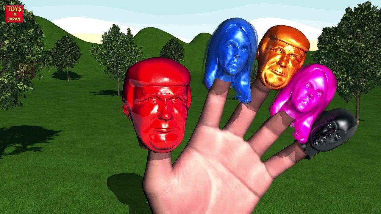 GORILLA VS DONALD TRUMP CANDY SUPERHERO BATTLE Finger Family | 1 HOUR | 3D Nursery Rhymes