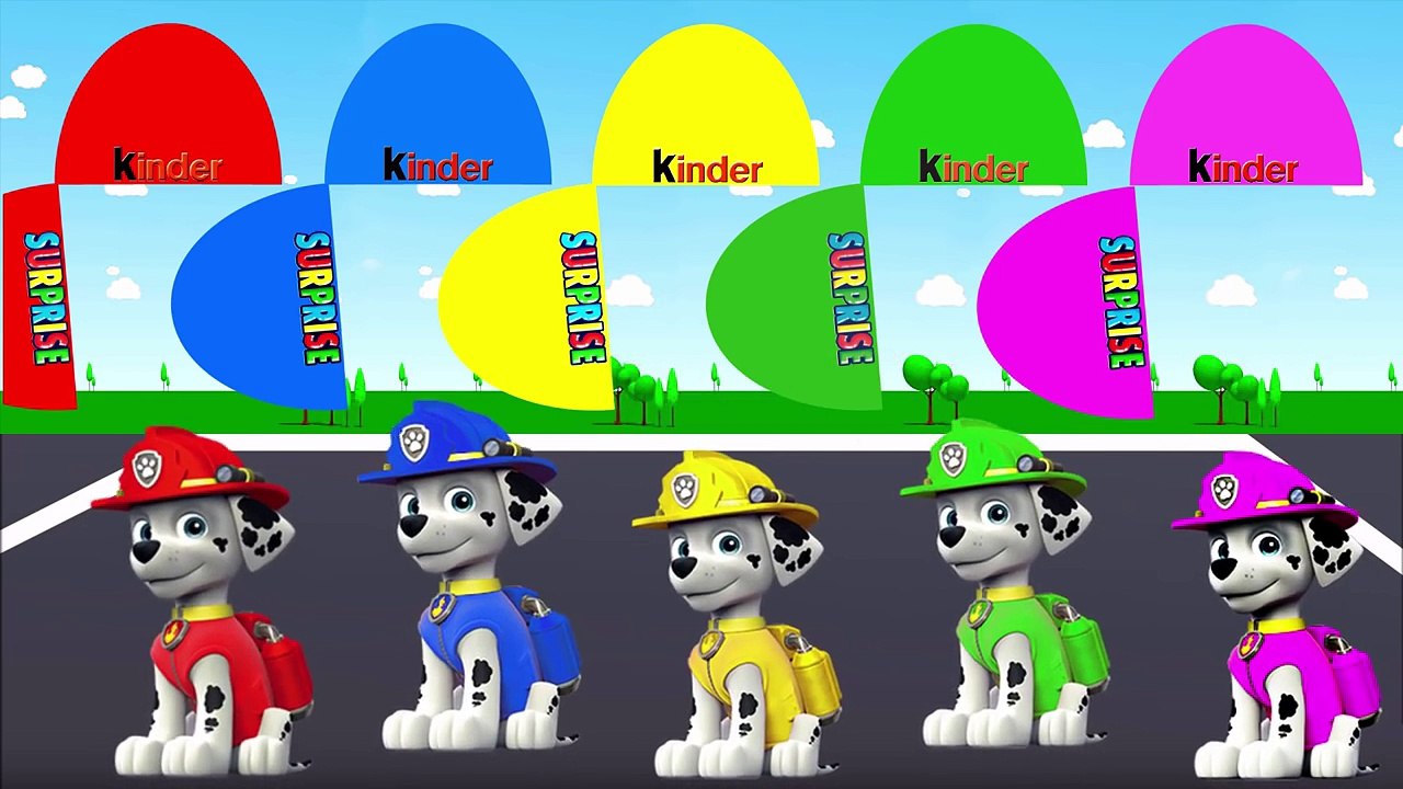 Colors for Children to Learn with Color Spiderman Surprise Eggs