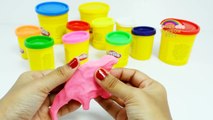 Mega Dinosaur Play Dough Color Toys Collection | Fun Colors Animals Play Dough Toy Shapes for Kids