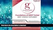 FAVORIT BOOK Foundations of GMAT Verbal (Manhattan GMAT Preparation Guide: Foundations of Verbal)