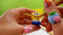 Play-Doh SpongeBob Step-By-Step Creation / Пластилин Плей До