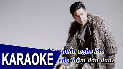 [KARAOKE] Vầng Trăng Cô Đơn (Remix) - Nguyễn Phi Hùng ✔