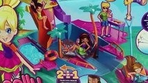 Polly Pocket Boat Frozen Elsa Barbie amp Mermaid Ariel Crash Tropical Party Yacht DisneyCarToys
