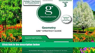 Buy Manhattan GRE Geometry GRE Strategy Guide, 2nd Edition (Manhattan GRE Preparation Guide: