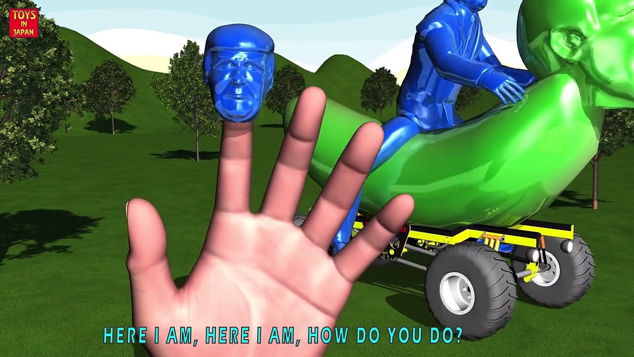 DONALD TRUMP CANDY RIDE MICKEY MOUSE SYRINGE CAR Finger Family & MORE | 3D Nursery Rhymes