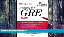 Best Price Cracking the GRE Math (Princeton Review: Cracking the GRE) Steven A. Leduc For Kindle