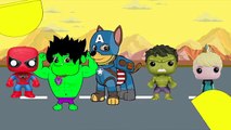 New Chase Paw Patrol Avengers Rocky Spiderman Bone Crusher | Kids Surprise Eggs Toys #Animation