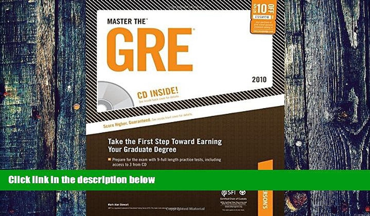 Price Master The GRE - 2010: CD-ROM Inside; Take the First Step Toward Earning Your Graduate