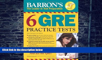 Best Price Barron s 6 GRE Practice Tests Vince Kotchian For Kindle