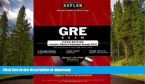 READ THE NEW BOOK Kaplan GRE Exam with CD-ROM, Fifth Edition: Higher Score Guaranteed (Kaplan GRE