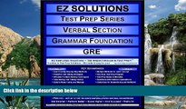 Buy Punit Raja SuryaChandra EZ Solutions - Test Prep Series - Verbal Section - Grammar Foundation