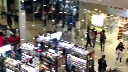 Massive melee breaks out at California mall