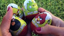 Angry Birds Surprise Eggs Chocolate Eggs Angry Birds Toys Ядосани птици Toy Review