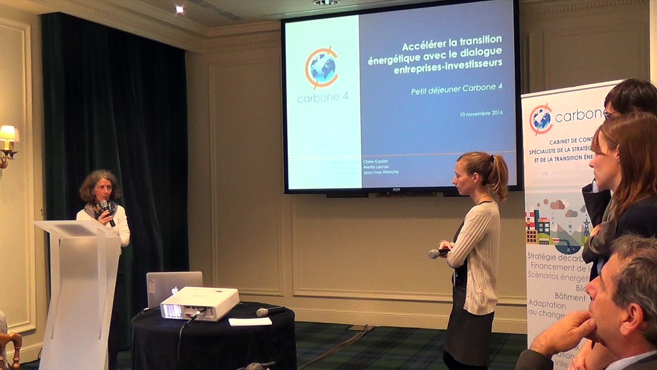 "Accélérer la transition énergétique avec dialogue entreprises-investisseurs": D. de Kermadec-Courson, CNP Assurances