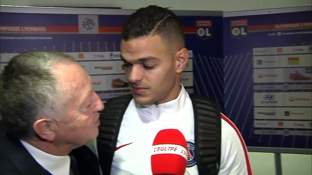Hatem Ben Arfa refuse la bise à Jean-Michel Aulas